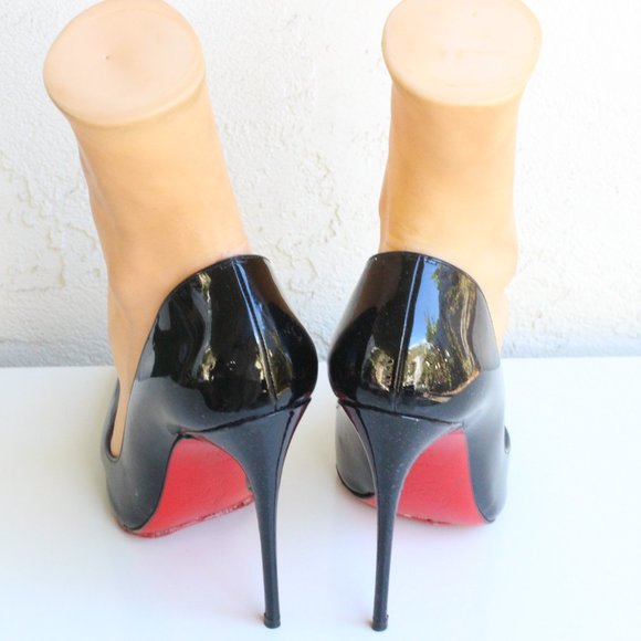 Christian Louboutin So Kate Black Patent Leather Pumps - Picture 7 of 9